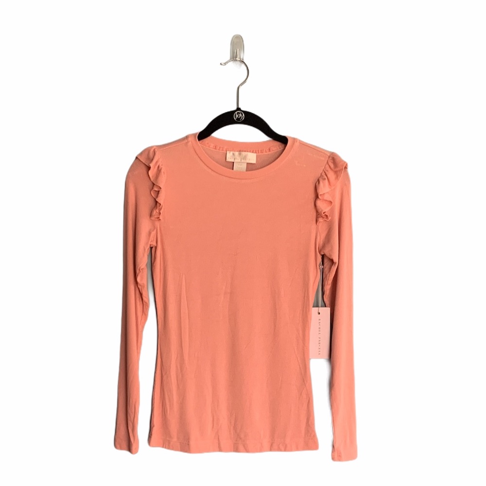 Rachel Parcell Pretty Shoulder Ruffle Sweater NWT Size XXSmall